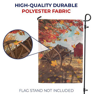 Banderas de lino para jardín, producto promocional, gran oferta, 30x45cm, decoración para exteriores, Bandera de jardín personalizada de Navidad - Product Image 5