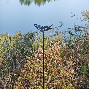 Adornos Láser al por Mayor para Patio, Decoración Metálica Fácil, Ramo de Mariposas, Decoración del Hogar Grande, Inusual y Ornamental - Product Image 1