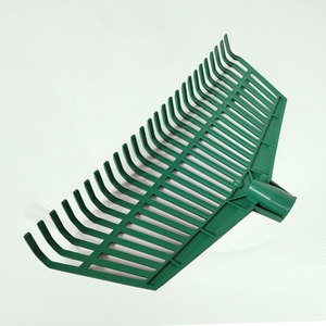 Râteau à feuilles en PP à 26 dents avec manche en bois <span class=keywords><strong>pour</strong></span> pelouse, jardin, parterres de <span class=keywords><strong>fleurs</strong></span> et feuilles de toit - Product Image 6