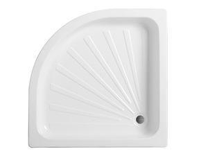 Fabricante Atacado Banheiro Bandeja De Chuveiro De Aço Esmalte Bandeja De Chuveiro XG900C Sector Forma Bandeja De Chuveiro De Aço Com Avental - Product Image 6