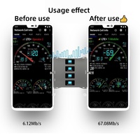 Amplificador de Señal de Teléfono Celular Cuatribanda 2G 3G 4G 5G, Repetidor de Señal GSM para Dispositivos Móviles, Amplificador de Antena para Arabia Saudita