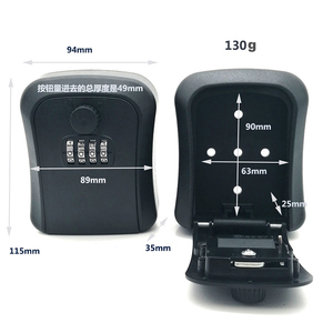 Mới hoàn toàn bằng nhựa chống vi phạm bản quyền khóa mật khẩu khóa lưu trữ hộp mật khẩu trang trí hộp mật khẩu trang trí hộp khóa - Product Image 2