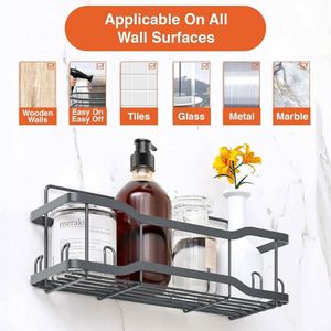 5 in 1 Gold Wall Mounted <b>Corner</b> Large Top 304 Metal Iron Shower Head Toilet Soap Rack Organizer <b>Bathroom</b> Rack Accessories - Product Image 2