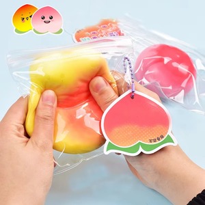 New Creative 6cm Fluid Juicy Peach TPR Squeeze <b>Toy</b> <b>for</b> Kids and <b>Adults</b> Stress Relief Souvenir <b>for</b> an Easy Mood - Product Image 3