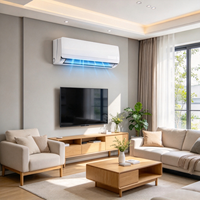 Climatiseurs muraux électriques à inverter à haute efficacité énergétique, livraison directe d'usine, climatiseur split à inverter