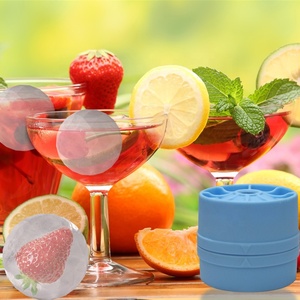 TOPGOMES whisky bola de hielo máquina de BPA libre de hielo de silicona bola esfera fabricante de moldes de nuevo diseño - Product Image 5