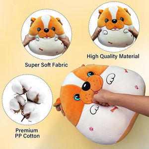 Nuevo Peluche de <span class=keywords><strong>Bulldog</strong></span> Grande de 14 Pulgadas, Juguete de Peluche, Almohada Decorativa, Regalos para Adultos y Niños, Decoración para el Hogar - Product Image 2