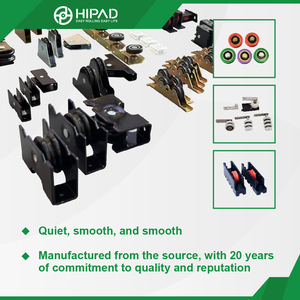 Ròng rọc bi nhựa OEM, bánh xe ròng rọc nylon có vòng bi, con lăn cửa trượt đơn tốc độ cao - Product Image 4