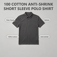 Polo pour homme en coton 100% Premium Heritage, anti-rétrécissement, logo personnalisé, manches courtes, tricot vintage, polo décontracté