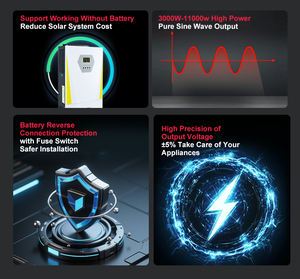 Station d'alimentation solaire LANX 1500W pour l'extérieur, AC 110V 220V, banque d'alimentation pour le camping, pour les situations d'urgence à domicile et en extérieur - Product Image 2