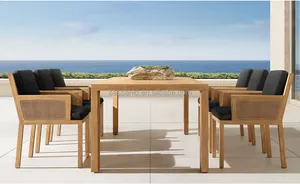 Sassanid Mobilier d'extérieur Patio Garden Set <span class=keywords><strong>Hotel</strong></span> All Weather <span class=keywords><strong>Ubud</strong></span> Table à manger rectangulaire - Product Image 4