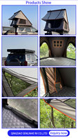 Carpa de Techo para Auto 4x4, Carcasa Rígida de Aluminio, Tela Oxford de Doble Capa, Impermeable para las Cuatro Estaciones, para 2-3 Personas, Instalación Rápida para SUV