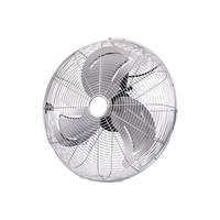 Ventilateur de sol industriel à 3 vitesses, corps en fer, refroidissement par air, électrique, métallique, angle réglable mécaniquement, 3 pales, diamètre de la pale de 6,9 pouces