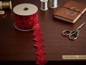 B.R. Cinta de Encaje con Flores Bordadas Elegantes para Vestidos, Bolsos, Accesorios de Ropa, Manualidades, Decoración de Bodas y Hogar - Product Image 5