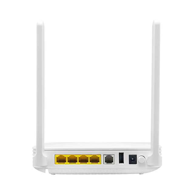 Hisilicon Chip ZIKUN ZC-520  XPON ONT GPON/EPON Dual Mode 1GE+3FE+1POTS+1USB 2.4G WiFi Router 300Mbps FTTH Gateway ONU