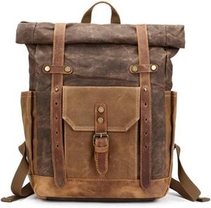 <b>Mens</b> Genuine Leather Vintage Durable Laptop Messenger <b>Bag</b> Office Business - Product Image 6