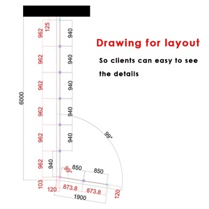 Thành Phố bài lan can 40in cao cuối bài viết kính lan can trụ cột cầu thang hàng rào lan can lan can 304 vuông kẹp PVC bằng gỗ tay vịn - Product Image 5