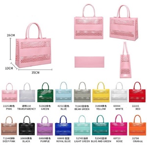 Borsa da spiaggia in PVC e gelatina di plastica con grande capacità di moda - Product Image 6
