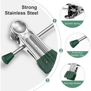 Cintres à pinces pour pantalons, jupes et shorts, pour femmes, lot <span class=keywords><strong>de</strong></span> 30, 12 pouces, réglables, robustes, en acier inoxydable, antidérapants, gain <span class=keywords><strong>de</strong></span> <span class=keywords><strong>place</strong></span>, pour salon - Product Image 3
