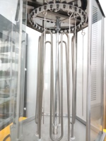 Grille électrique rotative pour rôtir le maïs avec contrôle de la température en acier inoxydable, économie d'énergie