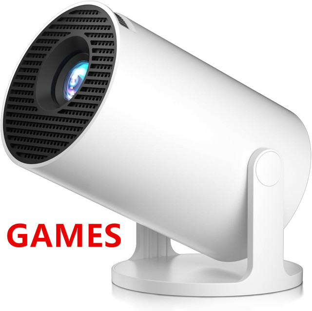 With Game Console Mini Projector 720P Short Throw Auto Keystone Portable Projectors Home Theater Player Projection Screen
