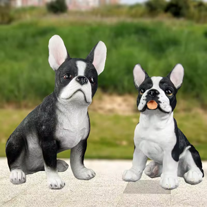 Résine grand chien Statues conception personnalisée jardin pelouse décor <span class=keywords><strong>bouledogue</strong></span> français <span class=keywords><strong>Statue</strong></span> pour la décoration de la maison - Product Image 3