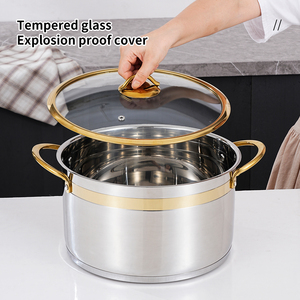 Bộ nồi inox 6 món, tương thích với nồi súp có nắp và các dụng cụ nấu ăn khác - Product Image 6