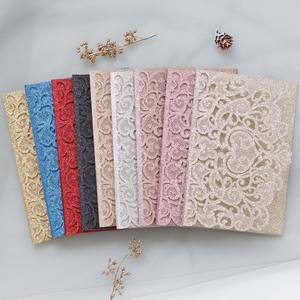 Invitaciones Elegantes con Corte Láser Ecológicas para el Día de la Madre y Bodas, con Sobre - MOQ Bajo, Venta al Por Mayor - Product Image 6