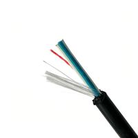 Cable de Fibra Óptica Aérea para Exteriores ADSS/ASU, Mini, Autoportante, Certificado ISO9001/ROHS/CE, G652D, 10 Conductores Sólidos