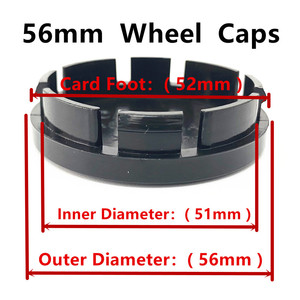 Tapas de buje de rueda de 60mm y 56mm para <span class=keywords><strong>Peugeot</strong></span>, con logo/emblema para los modelos 107, 108, 206, 207, 307, 308, 408, 508, 2008, 3008 - Product Image 3