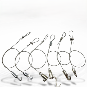 Tùy chỉnh nhôm theo dõi hệ thống ánh sáng theo dõi đường sắt Trần núi Gia cố tấm dây dây Clip dây kẹp - Product Image 2