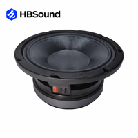 Speaker PA Profesional Luar Ruangan Berkualitas Tinggi HBSOUND 10 Inch Mid-bass Woofer Sistem Suara Line Array 300W/600W B&c 16Ohm Driver