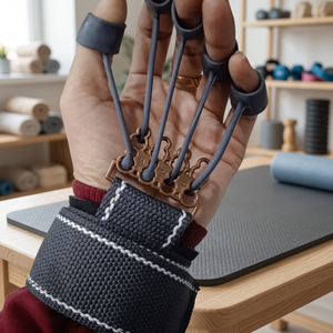 Renforceur de préhension des doigts réglable avec résistance à ressort pour l'exercice des mains et la rééducation. - Product Image 2