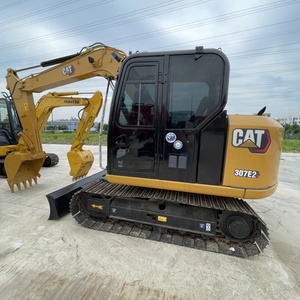 Used Cat Digger CAT 307E2 <b>Small</b> Size Excavator Used Construction Equipment with Core Components Engine <b>Pump</b> PLC Gearbox - Product Image 2