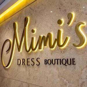 Enseignes au néon <span class=keywords><strong>LED</strong></span> personnalisées, lettres 3D en acier inoxydable, enseignes en acrylique <span class=keywords><strong>LED</strong></span> pour devantures de magasins, logos publicitaires pour entreprises - Product Image 3