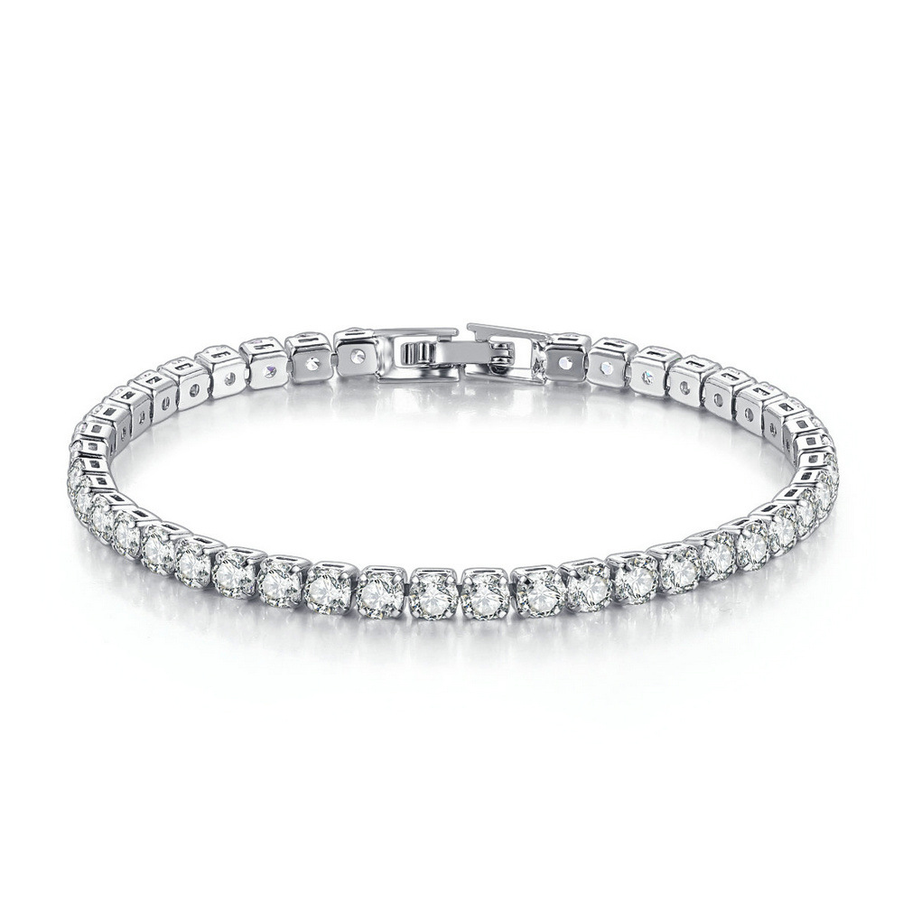 Luxury Women's Jewelry - AAA+ Round Cubic Zircon Bracelet