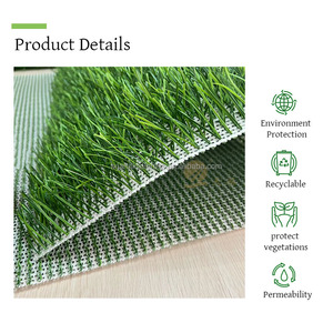 Gazon artificiel durable et écologique facile à installer, tapis de terrain de sport, football, futsal, sport en salle, rouleau de 50 mm de hauteur, doux - Product Image 2