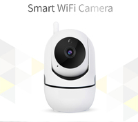 Tuya Cctv Mini Nirkabel 1080P, Kamera Ip Cerdas Hd Penuh 360 Derajat dengan Penglihatan Malam