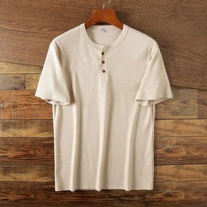T-shirt Huafuge Henry personnalisé, t-shirt pour homme de haute qualité, manches courtes, décontracté, été - Product Image 3