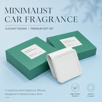 Diffuseur d'huiles essentielles pour voiture en gypse, clip de ventilation, diffuseur de parfum, accessoires de voiture haut de gamme, cadeau de la fête des pères pour hommes
