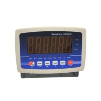Indicateur de pesage LED haute précision à 6 chiffres LP7553 avec connectivité sans fil et sortie analogique pour balance de plateforme