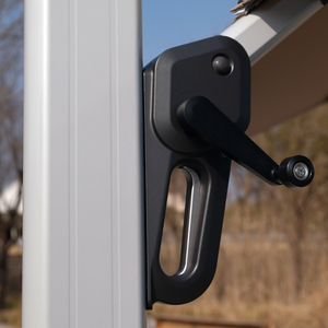 Ombrellone da Giardino di Lusso 3m con Luce LED Solare in Alluminio Parasole a Sbalzo Commerciale per Spiaggia e Patio - Product Image 4