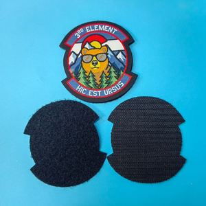 Parches de Velcro Personalizados con Gancho y Bucle, Tejidos, para Marca y Promoción, Precio de Fábrica al por Mayor - Product Image 1