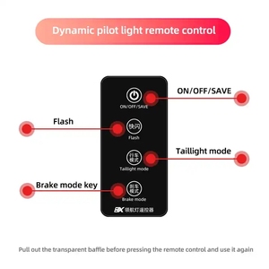 New <span class=keywords><strong>Car</strong></span> <span class=keywords><strong>LED</strong></span> phanh ánh sáng 12V màu đỏ tam giác F1 Phong cách Đuôi ánh sáng nhấp nháy bãi đậu xe cảnh báo ánh sáng chống va chạm đèn cho xe tải RV - Product Image 4