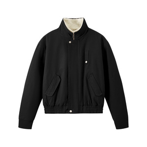 <span class=keywords><strong>Veste</strong></span> unisexe en maille polaire unie pour l'hiver, style vintage, <span class=keywords><strong>tendance</strong></span>, polyvalente, avec fermeture éclair imprimée et logo, coupe-vent, directement du fabricant - Product Image 6