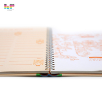 Agenda hebdomadaire, carnet de notes spirale pour la productivité scolaire, impression de journaux