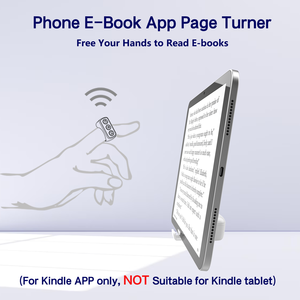 Control Remoto Bluetooth para Selfies con Anillo Magnético para Pasar Páginas de Kindle y Controlar la Desplazación de <span class=keywords><strong>Videos</strong></span> en TikTok - Product Image 5