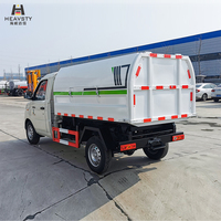 Camion benne compacteuse manuelle diesel HEAVSTY pour déchets légers, véhicule sanitaire basculant pour Foton Xiangling TWY5030ZLJB6