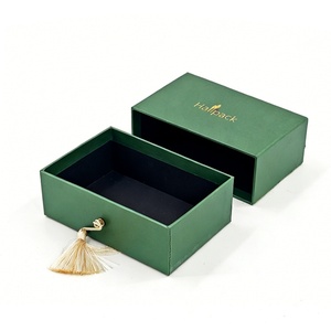 Eco-friendly Gift Drawer <b>Box</b> with Handle Offset Printing Recyclable High-end Paper Cardboard Tea <b>Box</b> Packaging - Product Image 4