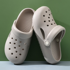 Sandalias de plataforma Crocs para mujer, suela de EVA, moldeado de una pieza, transpirables, antideslizantes, para uso en exteriores, color sólido, talla 35 40 - Product Image 4